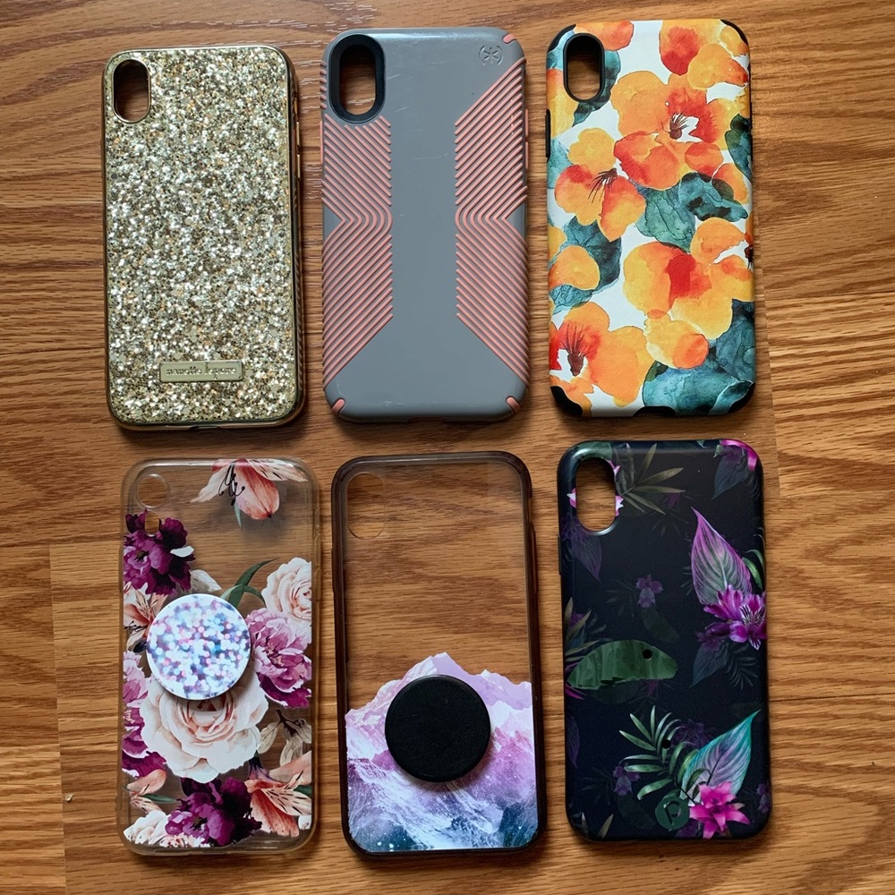 iPhone XR Case Bundle – 6 Stylish & Protective Phone Cases (Speck, Loopy, etc.)